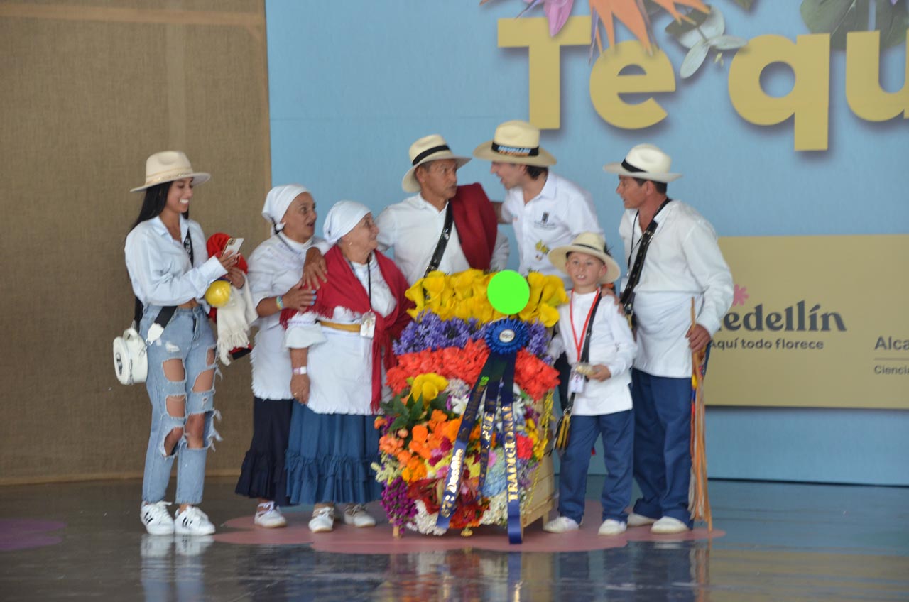 Ganadores desfile de Silleteros