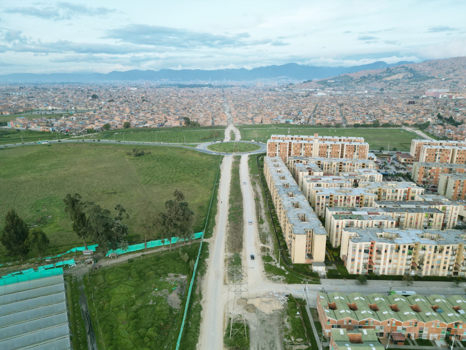 En Soacha inicia la construcción de la Avenida Las Torres