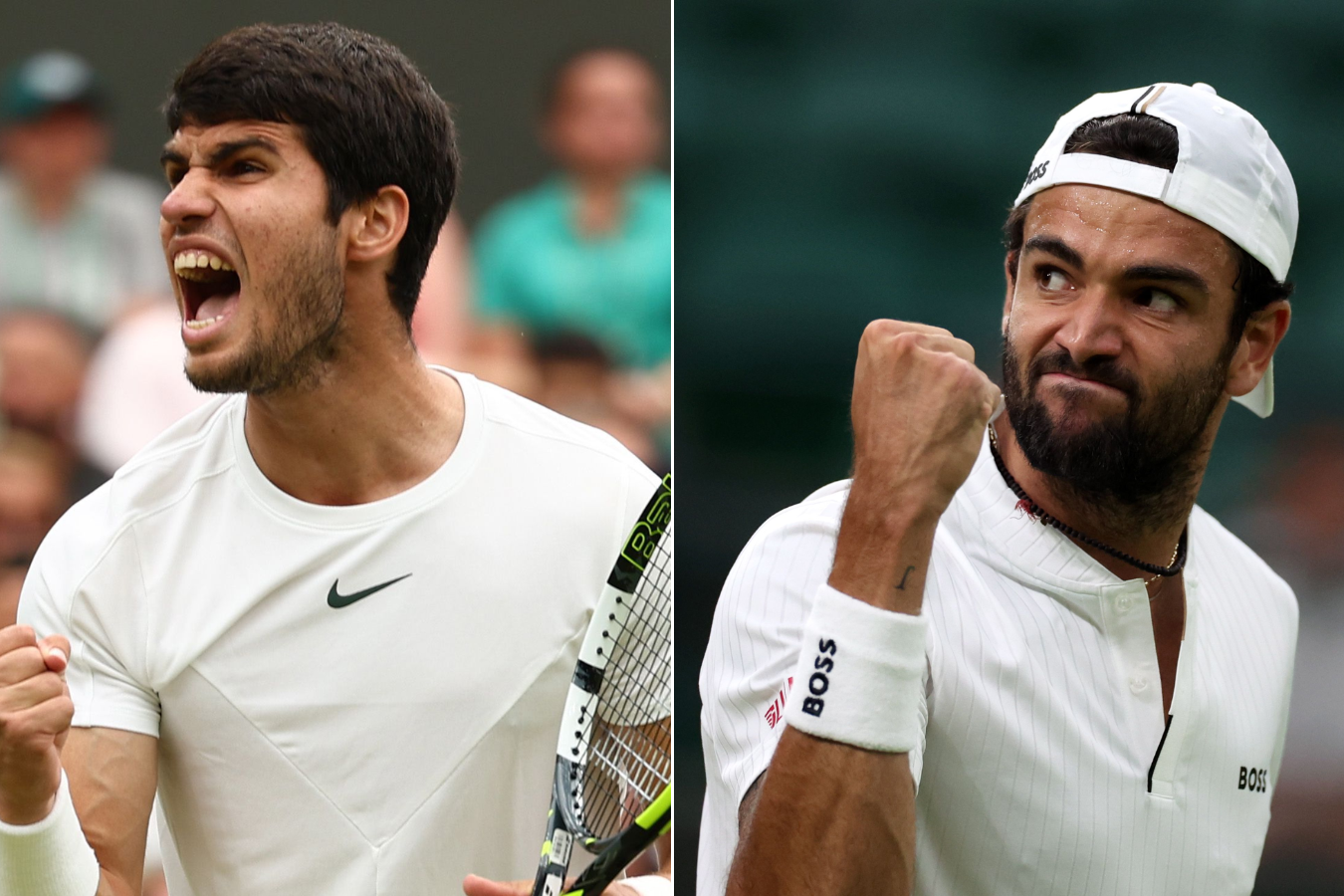 Wimbledon: Alcaraz y Berrettini se enfrentarán en octavos de final
