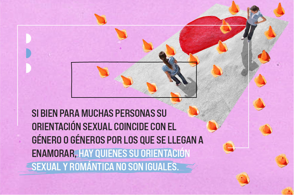 Es común cuando hablamos sobre diversidad entender la orientación sexual como la categoría que describe hacia qué género o géneros se siente atracción. Pero, la realidad es que para muchas personas la atracción sexual y romántica no siempre corresponden a la misma etiqueta.