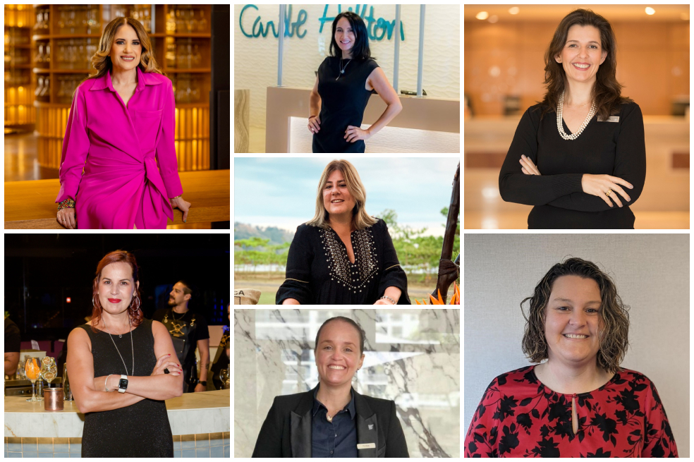 Marcela Steffens, Sharilyn Toko-Alfonso, Laura Castagnini, María Florencia Arenaza, Gabriela Gadea, Maria Pia Muto y Katie Ward.
