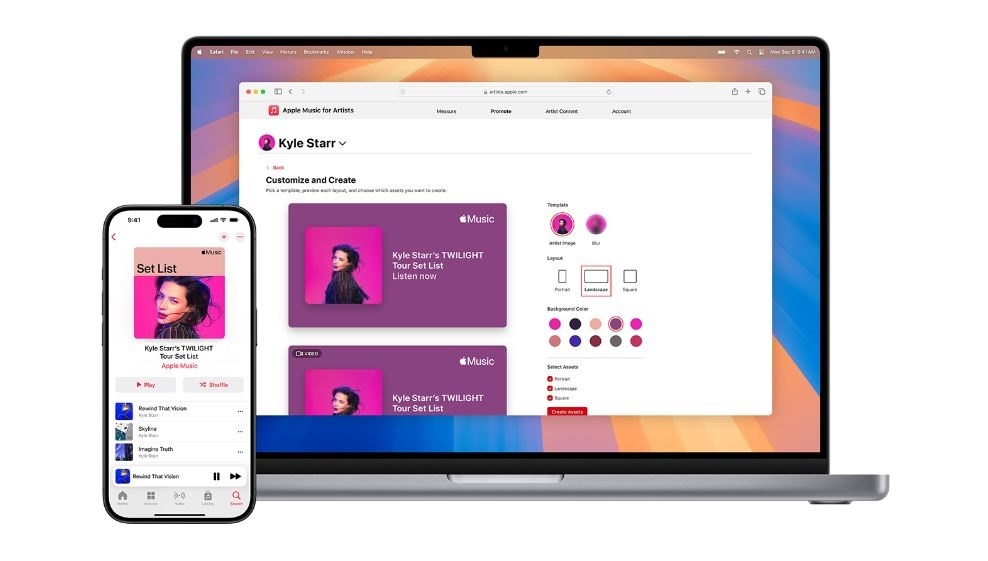 Artistas podrán crear playlists con canciones de sus conciertos en Apple Music