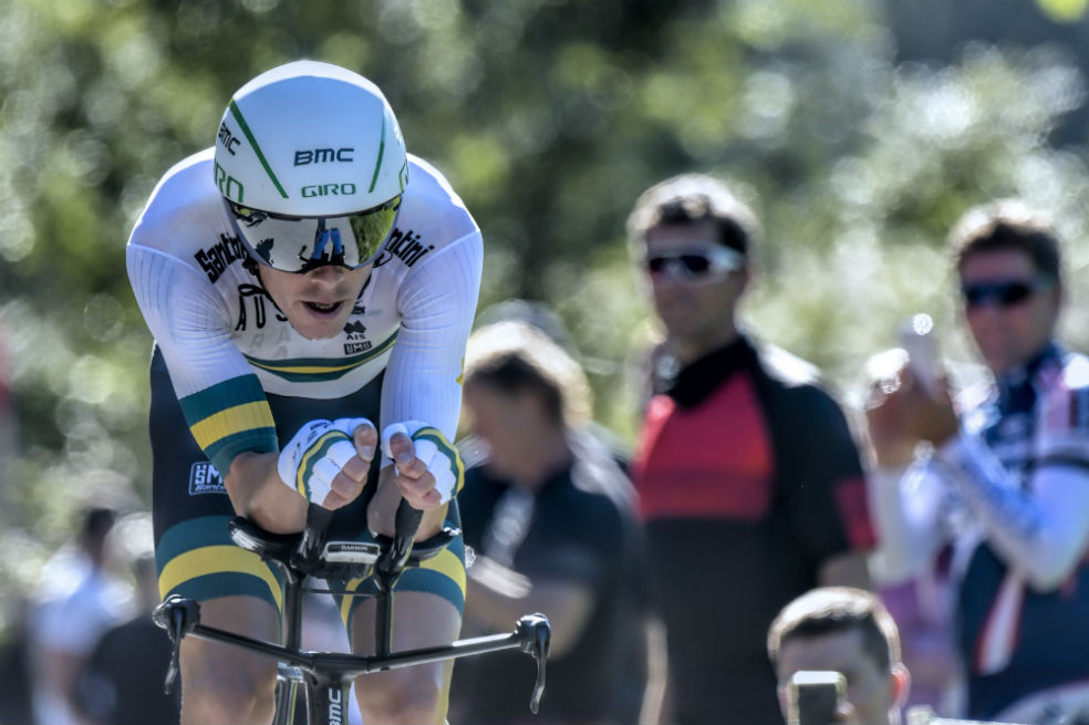 Rohan Dennis, campeón mundial de contrarreloj; Rodrigo Contreras fue 37