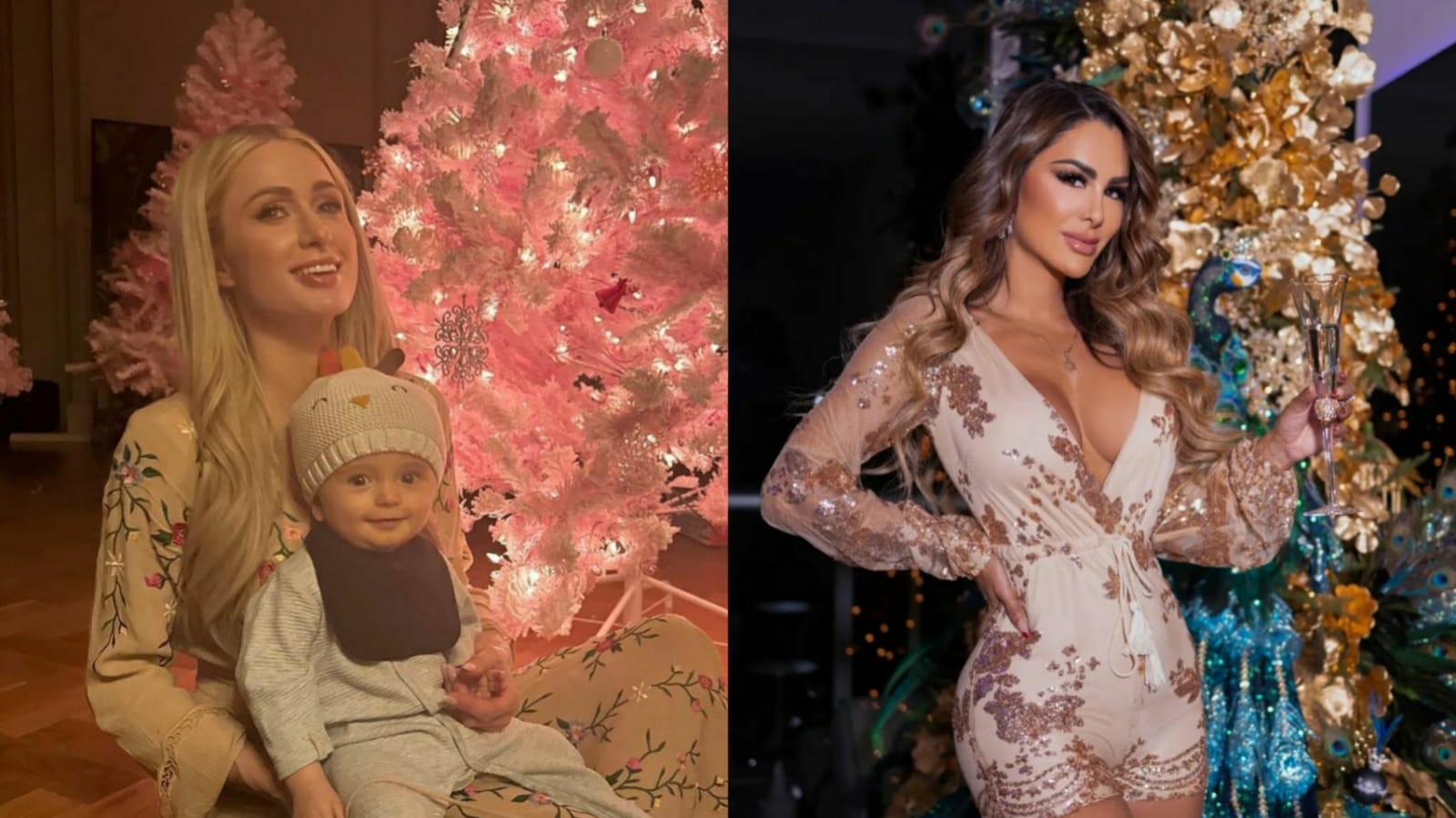 Así decoraron los famosos sus casas en Navidad: Kim Kardashian, París Hilton y más
