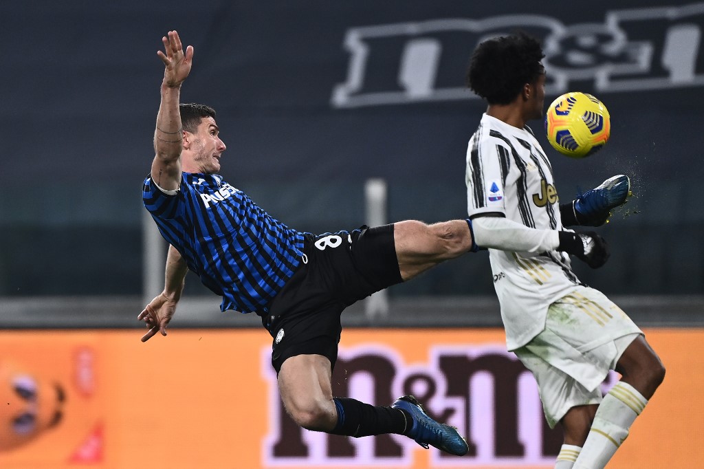 Cuadrado, Zapata y Muriel jugaron en empate entre Juventus y Atalanta