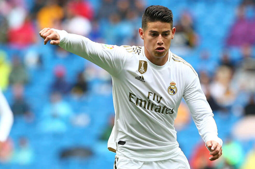 Se le vuelve a abrir un espacio a James en la titular del Real Madrid