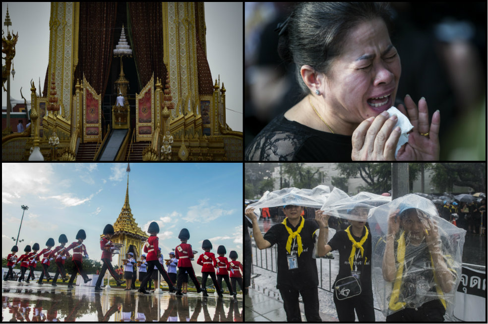Así fue la cremación del rey de Tailandia