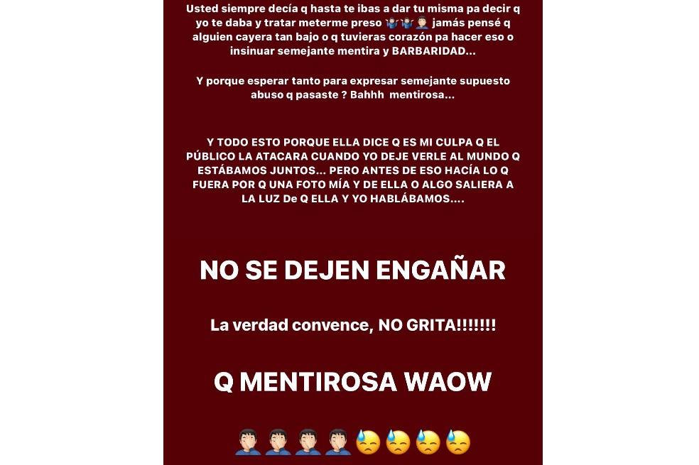 Luego que Anuel publicara una foto del rostro de su hija Cattleya, Yailin denunció en redes que él la golpeaba mientras estaba embarazada. El ex de ‘La Bichota’ respondió contundentemente.
