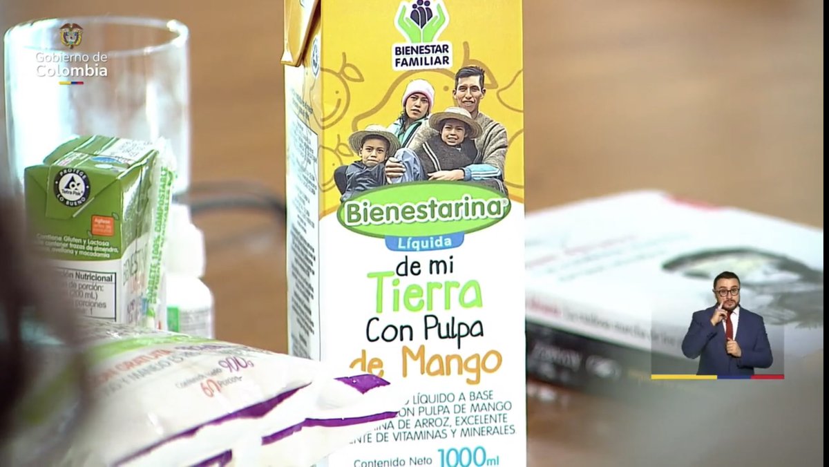 ICBF anuncia producción de nueva Bienestarina líquida “de mi tierra”