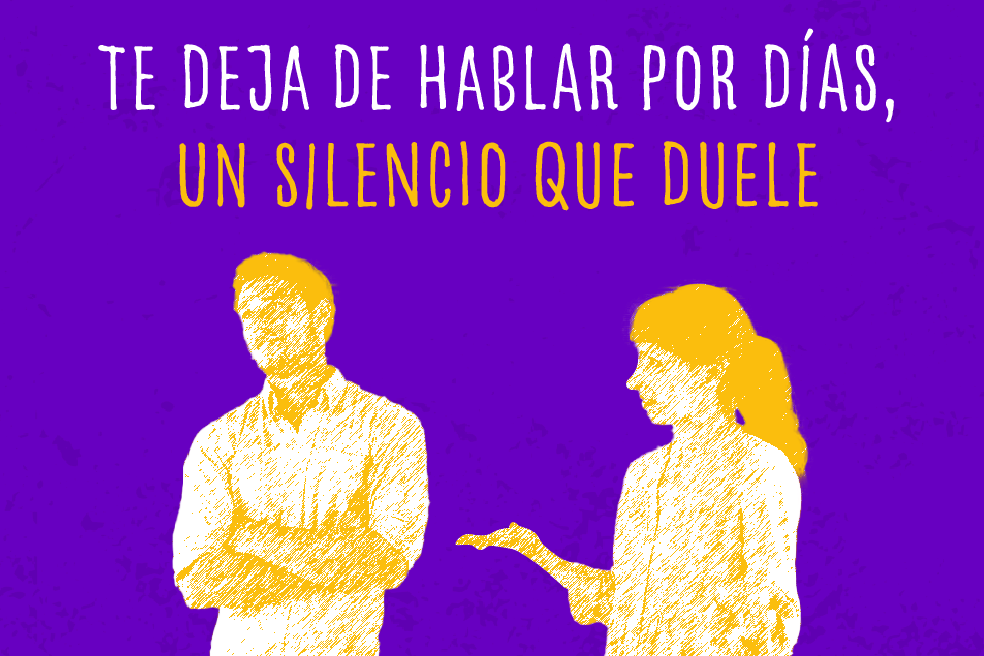 Te dejar de hablar por días, un silencio que duele