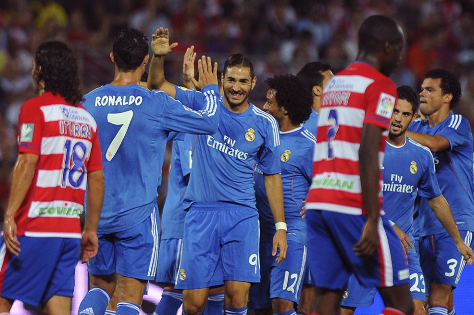 Con dificultades, Real Madrid derrotó al Granada