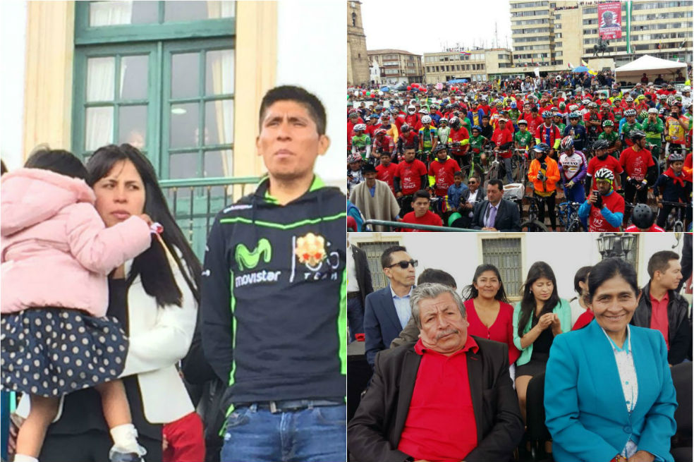 Nairo Quintana fue homenajeado en Tunja