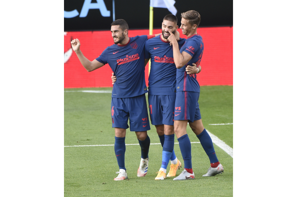 Atlético de Madrid derrotó a Celta de Vigo por 2-0