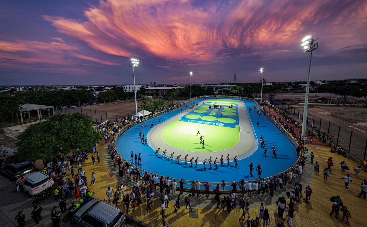 Esto tiene la pista de patinaje que inauguraron en el suroriente de Barranquilla