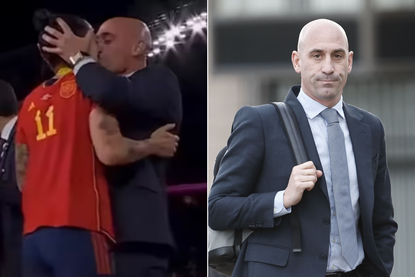 Luis Rubiales, condenado a pagar 10.800 euros de multa por el beso a Jenni Hermoso