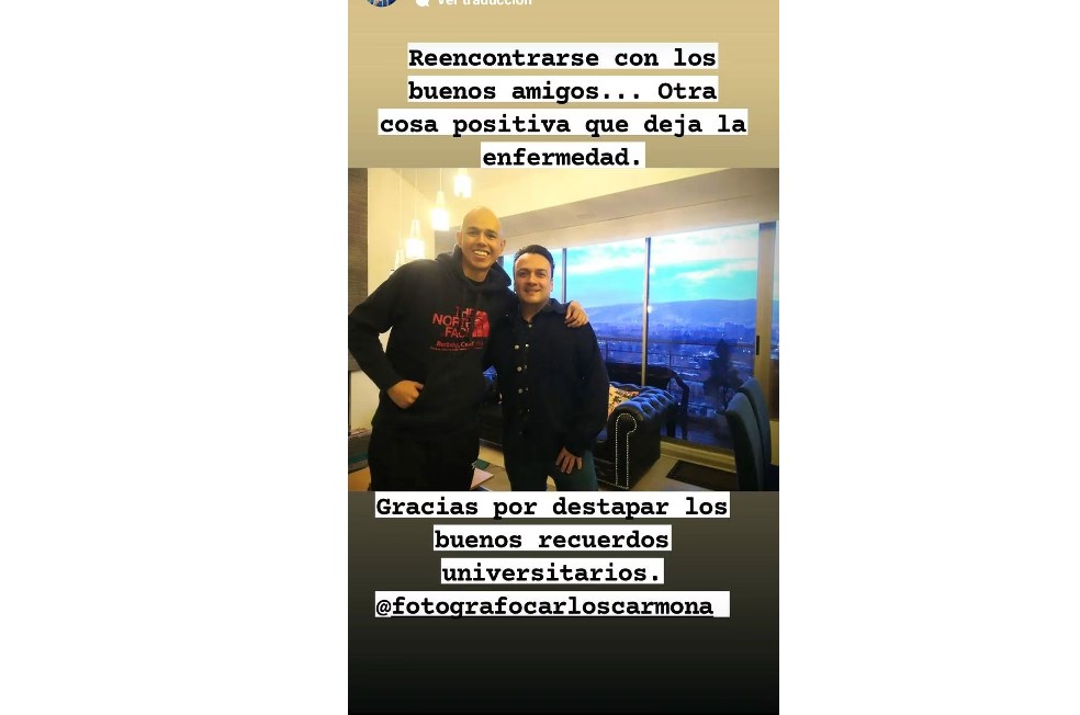 El periodista de ‘Séptimo Día’, de Caracol Televisión, lleva tres meses batallando contra el cáncer.