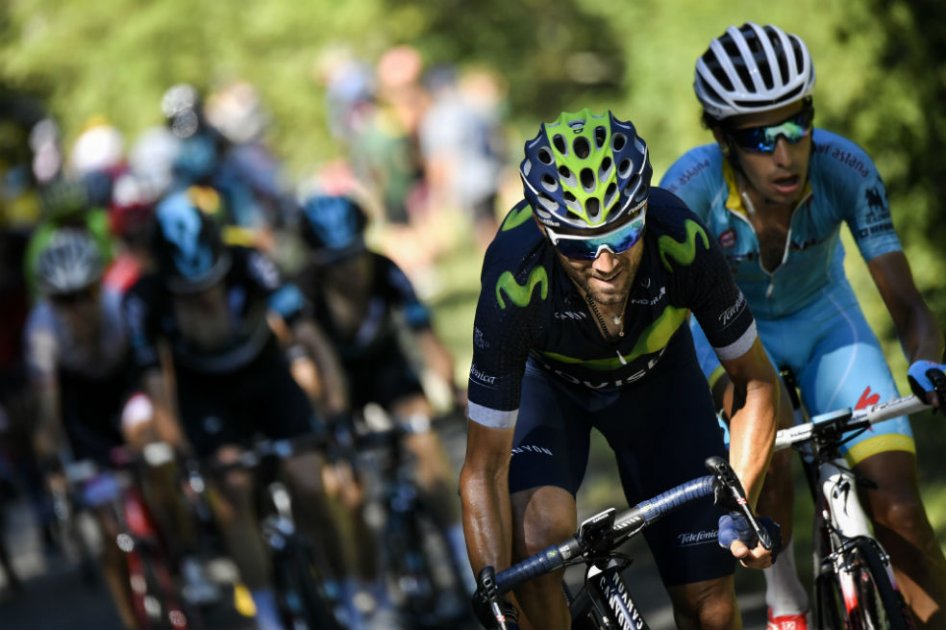 Alejandro Valverde lidera el equipo español a los Juegos Olímpicos. Foto: AFP
