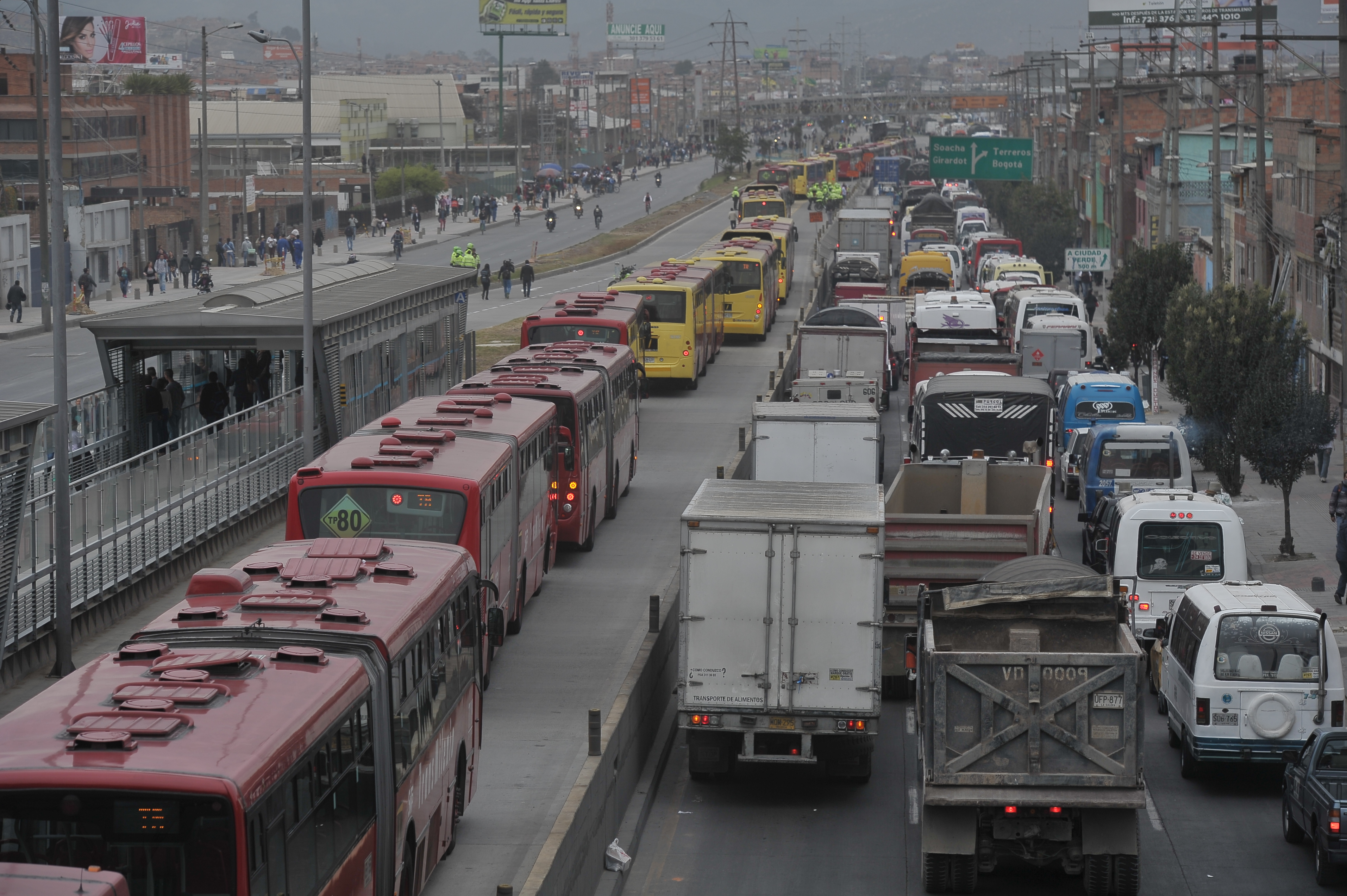 Bogotá ocupa el puesto 8 de las ciudades con más trancones en el mundo