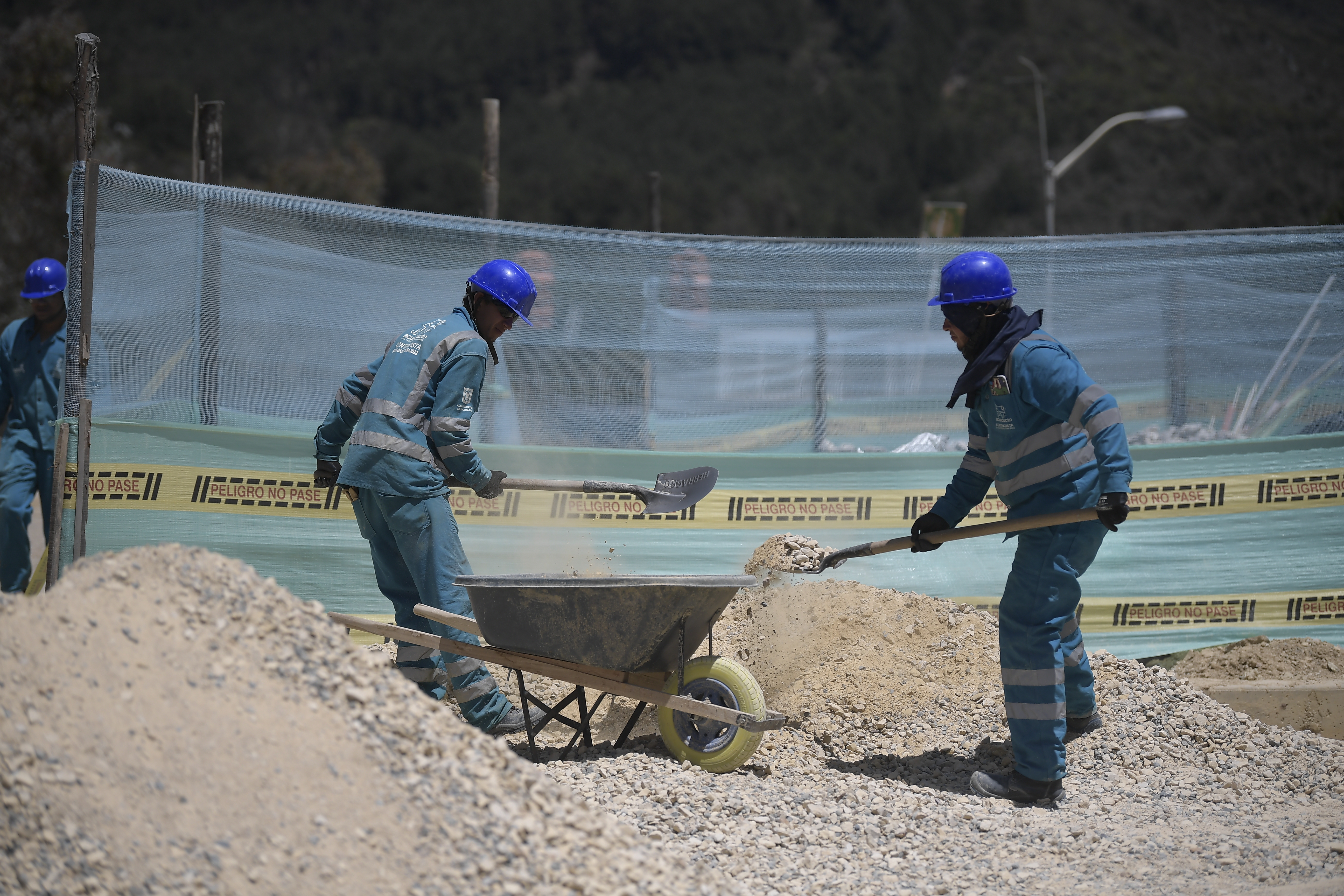Visita de la personería de Bogotá a esta planta de tratamiento de agua para revisar las obras de ampliación.