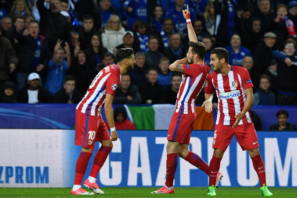 Atlético de Madrid eliminó a Leicester y clasificó a semifinales de la Champions
