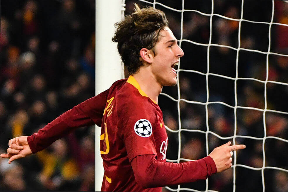 Doblete de Zaniolo le da la victoria a la Roma frente al Porto