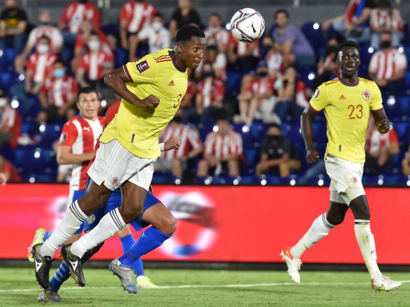 En sus dos salidas más recientes Colombia sumó dos empates con Bolivia y con Paraguay (Photo by NORBERTO DUARTE / AFP)
