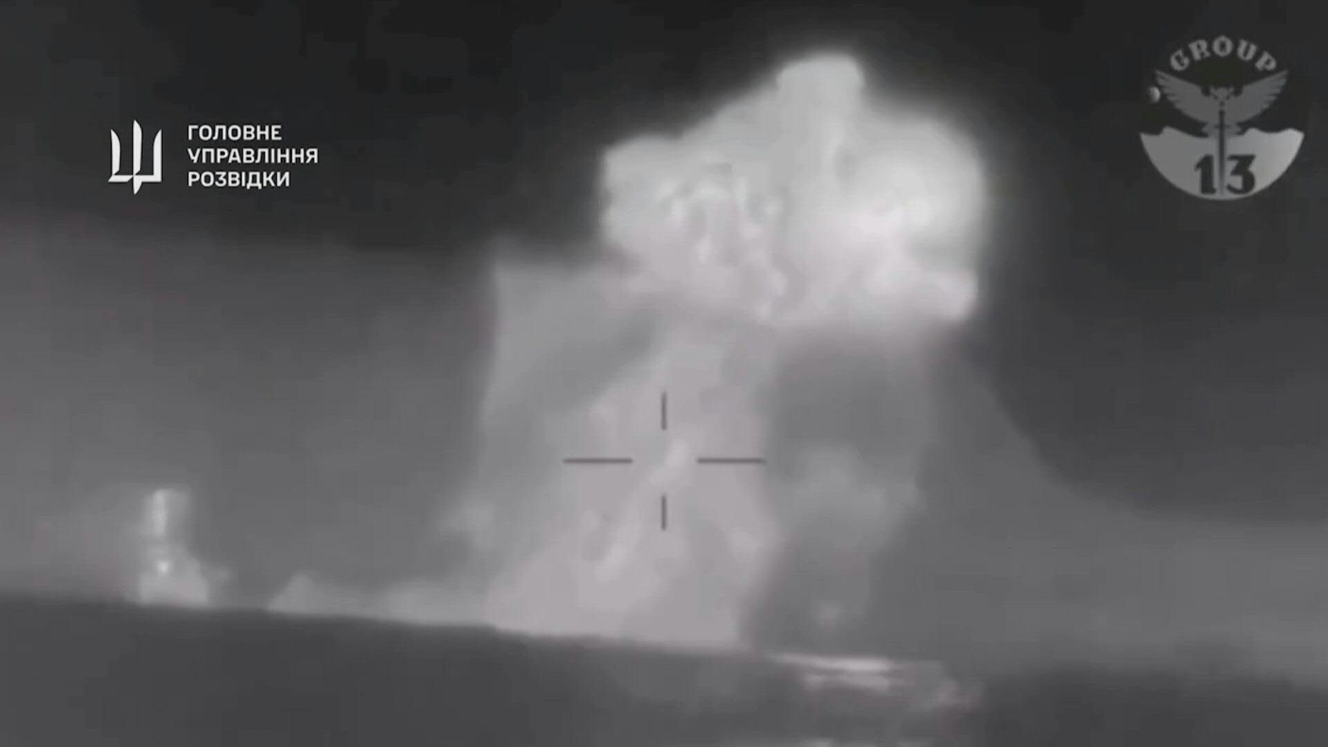 Ucrania anunció la destrucción de un buque de guerra ruso cerca de Crimea