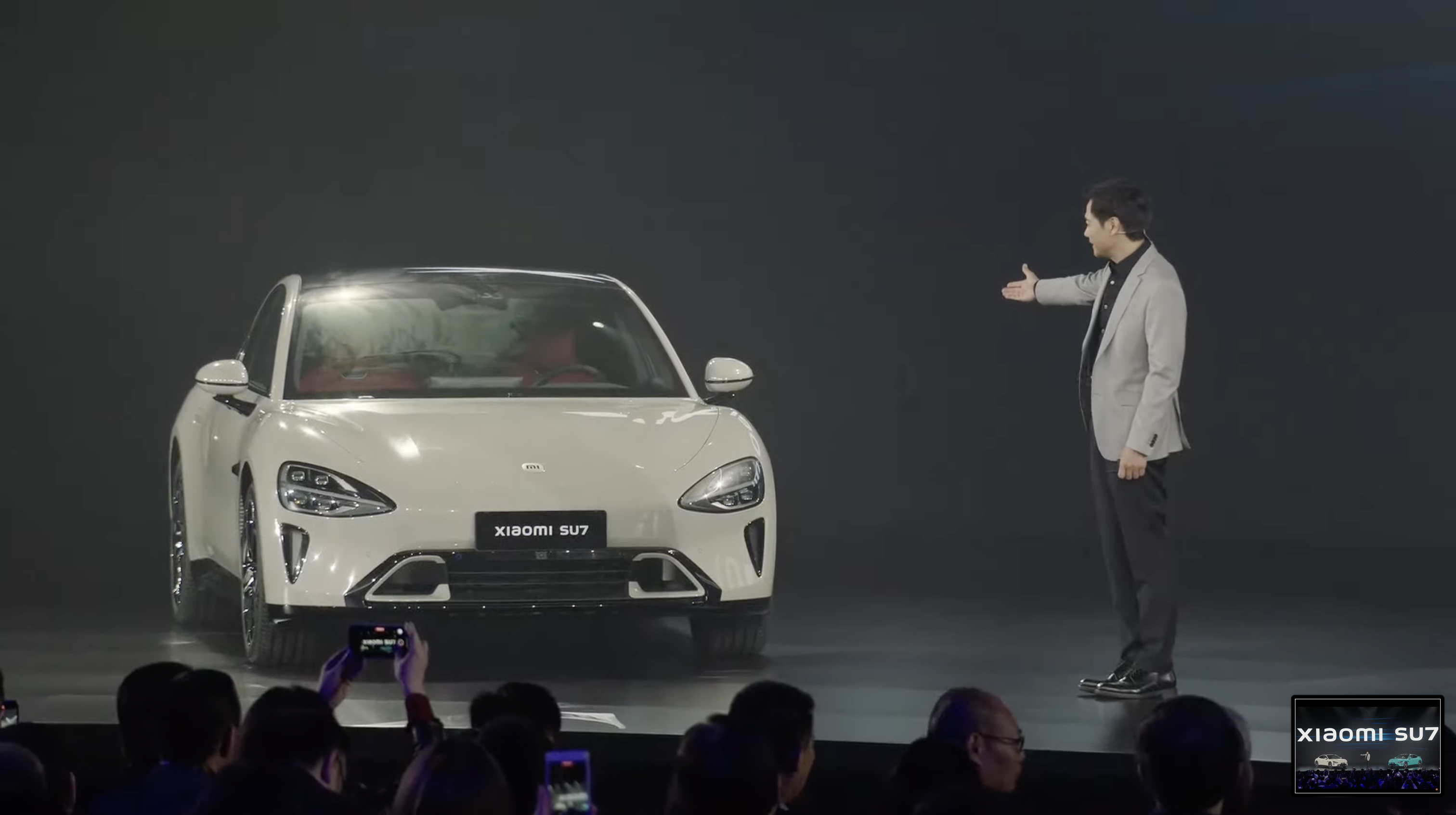 Xiaomi presentó su primer vehículo eléctrico: el SU7