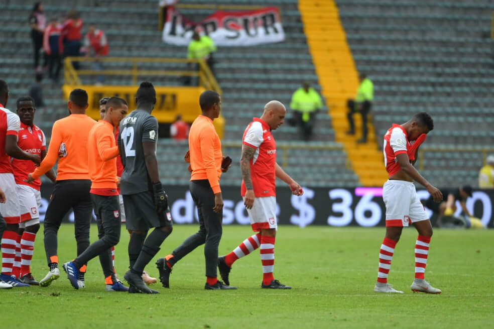 Santa Fe nada que gana: rescató un punto en el final ante Rionegro Águilas