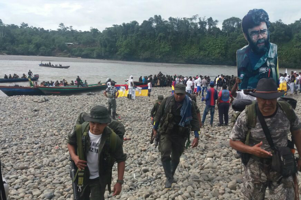 La marcha final de las Farc hacia las zonas veredales