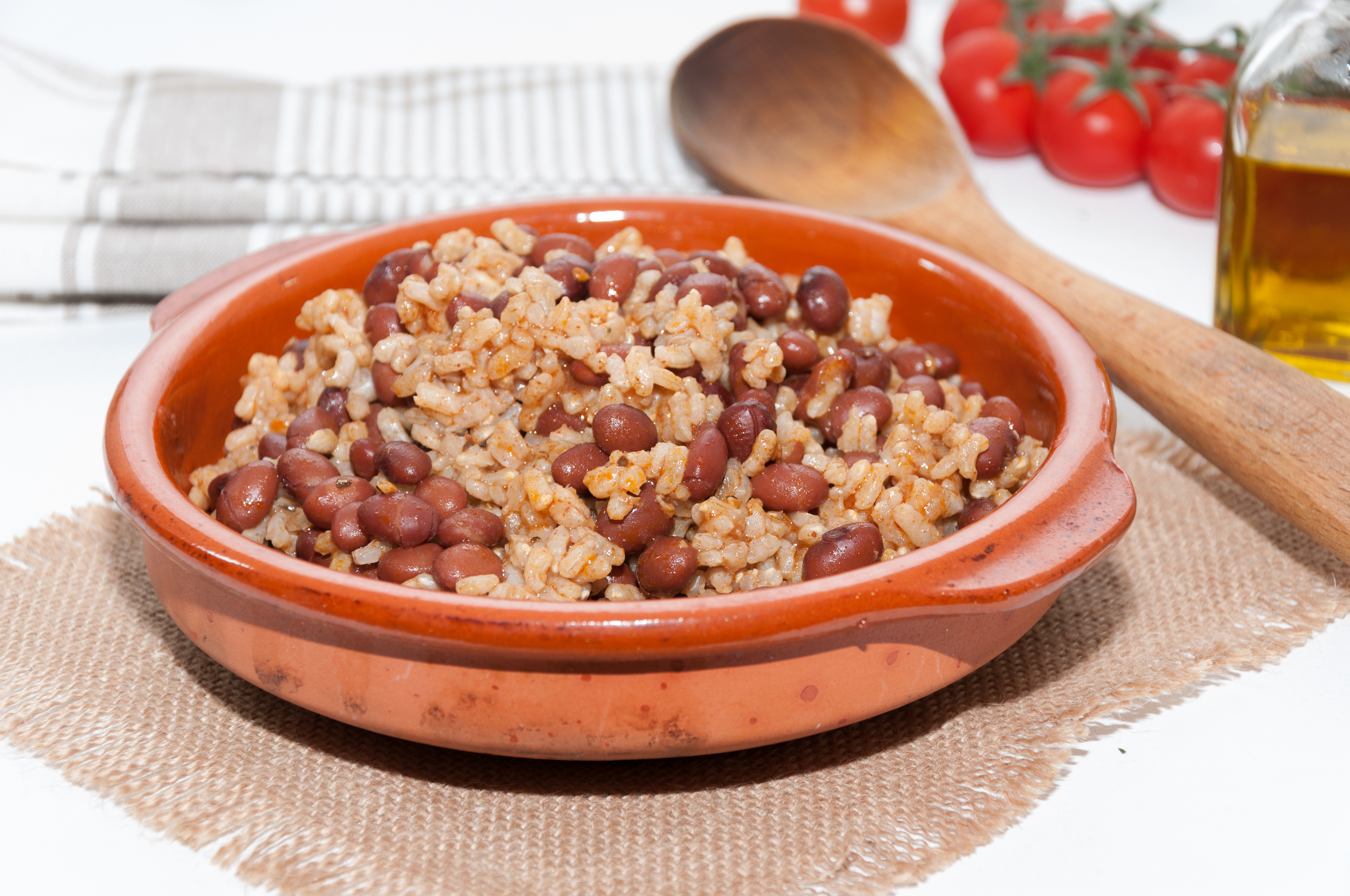 Esta es la receta para preparar un arroz de fríjol