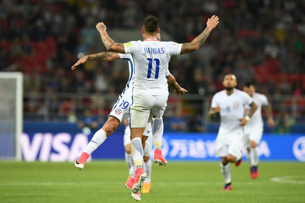 Chile debutó con triunfo en la Copa Confederaciones