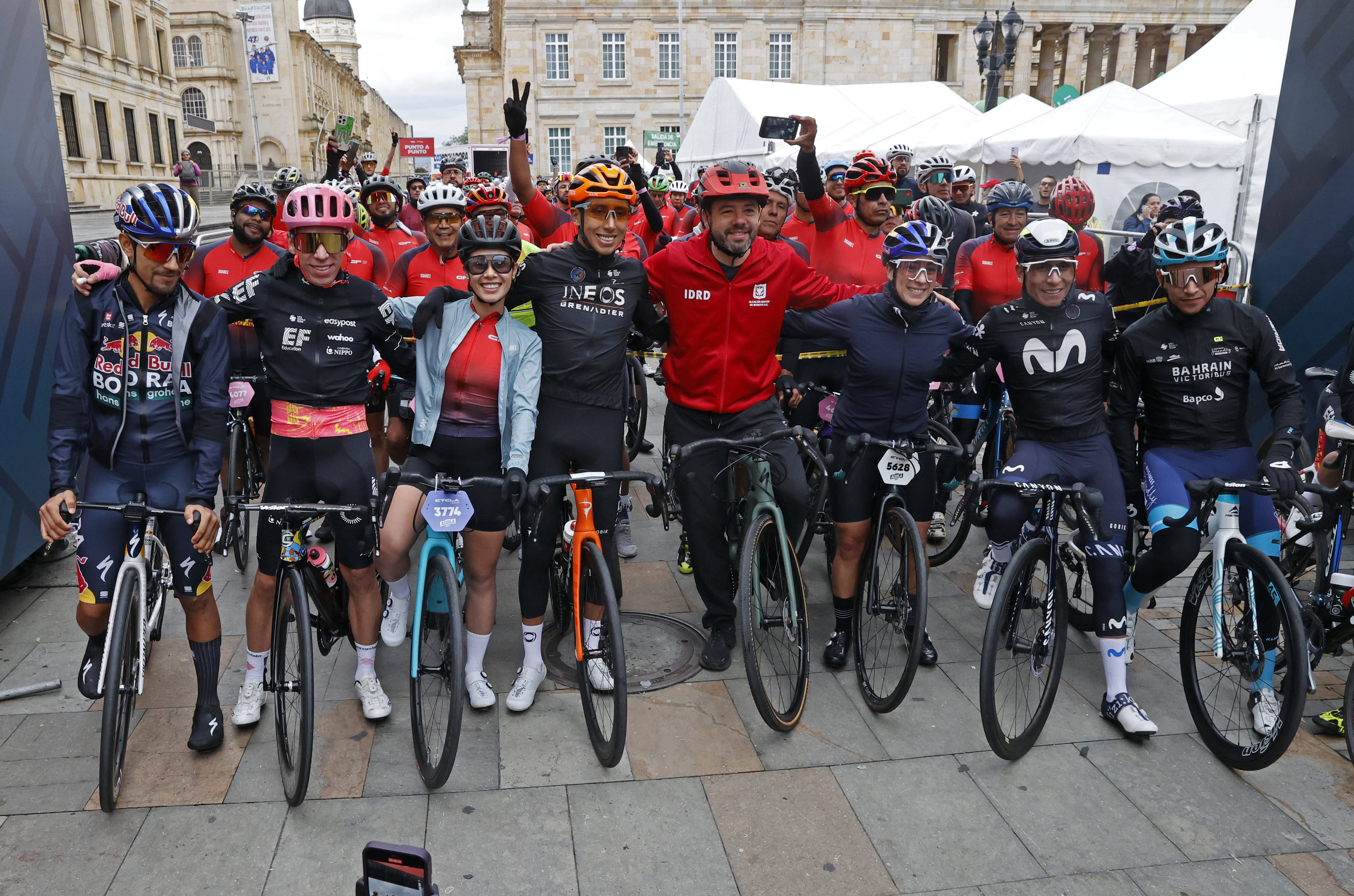 El Gran Fondo de Ciclismo de Bogotá y Egan Bernal fue una fiesta