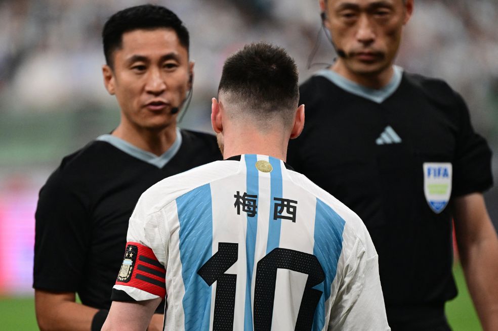 Messi en China.