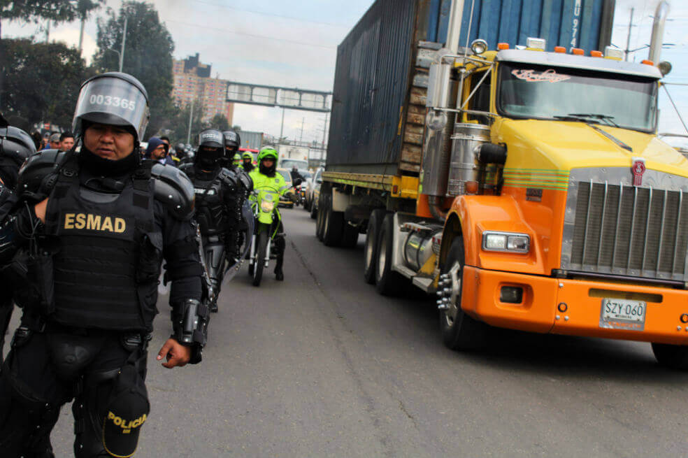 Conductores que pararon esta semana se reunirán con el Ministerio de Transporte