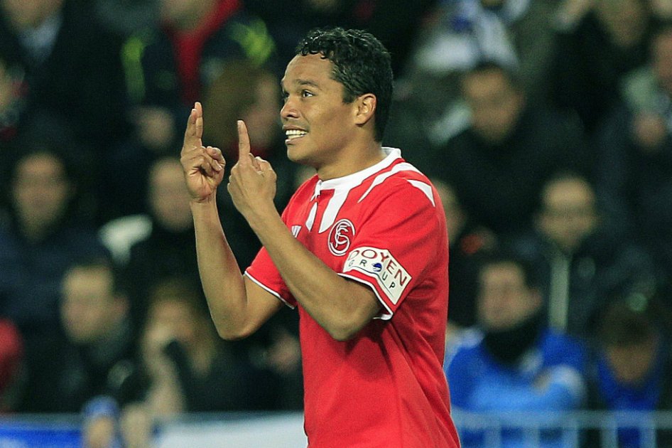 Carlos Bacca anotó con el Sevilla que no pudo con el Málaga