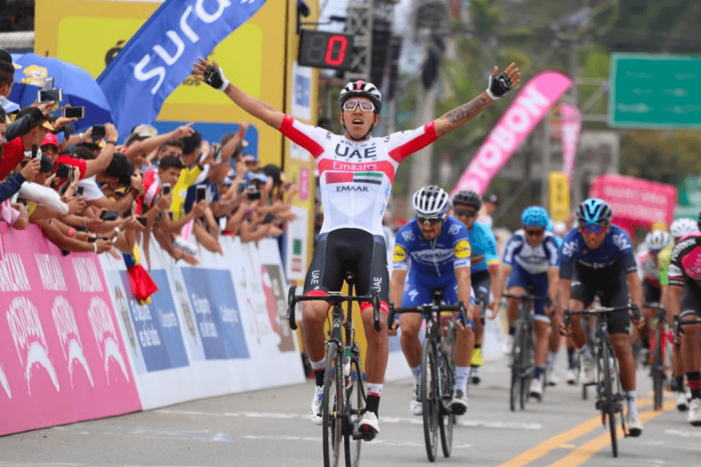 Sebastián Molano ganó la tercera etapa del Tour Colombia