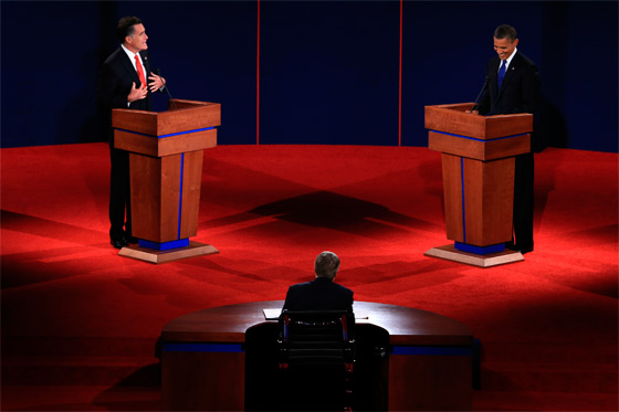 Obama y Romney listos en  la Universidad de Denver para su primer debate