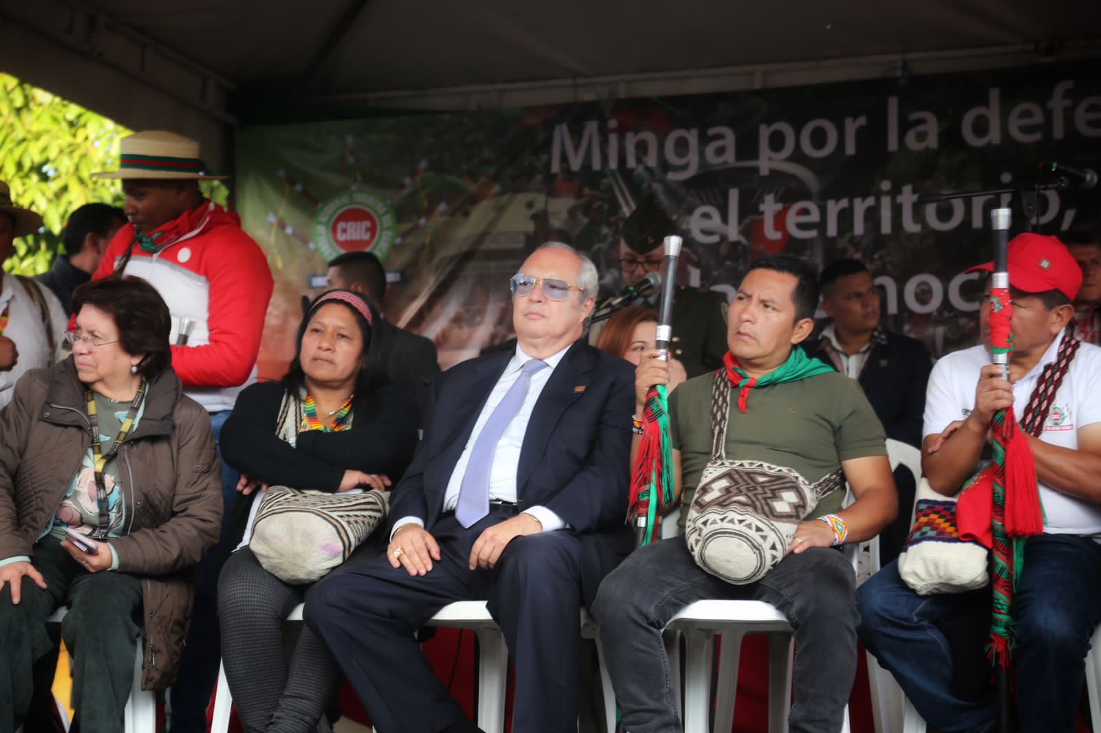 “Estaremos con ustedes”: Iván Name a la minga indígena para las marchas de mañana