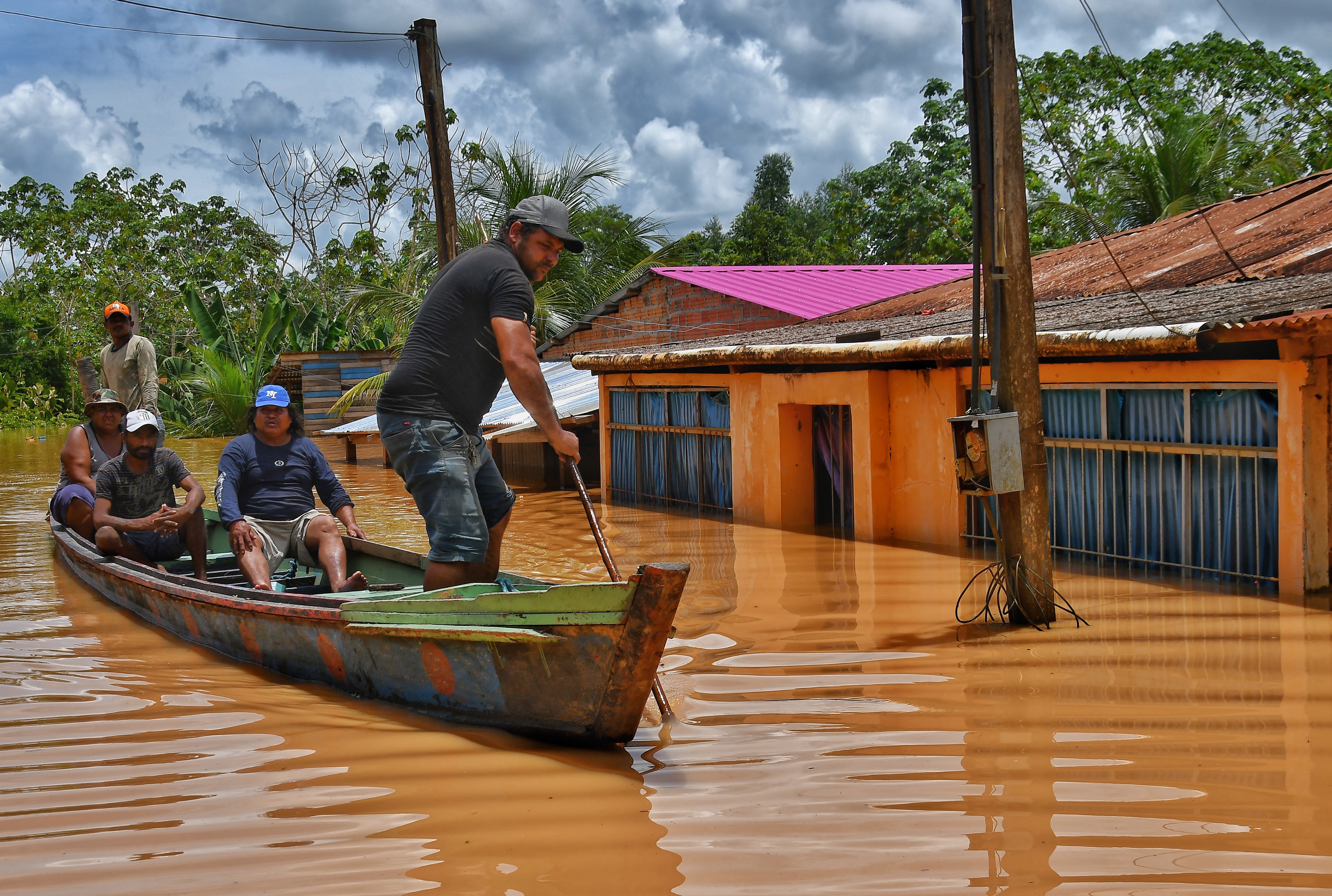 Inundaciones sin precedentes en una ciudad amazónica de Bolivia