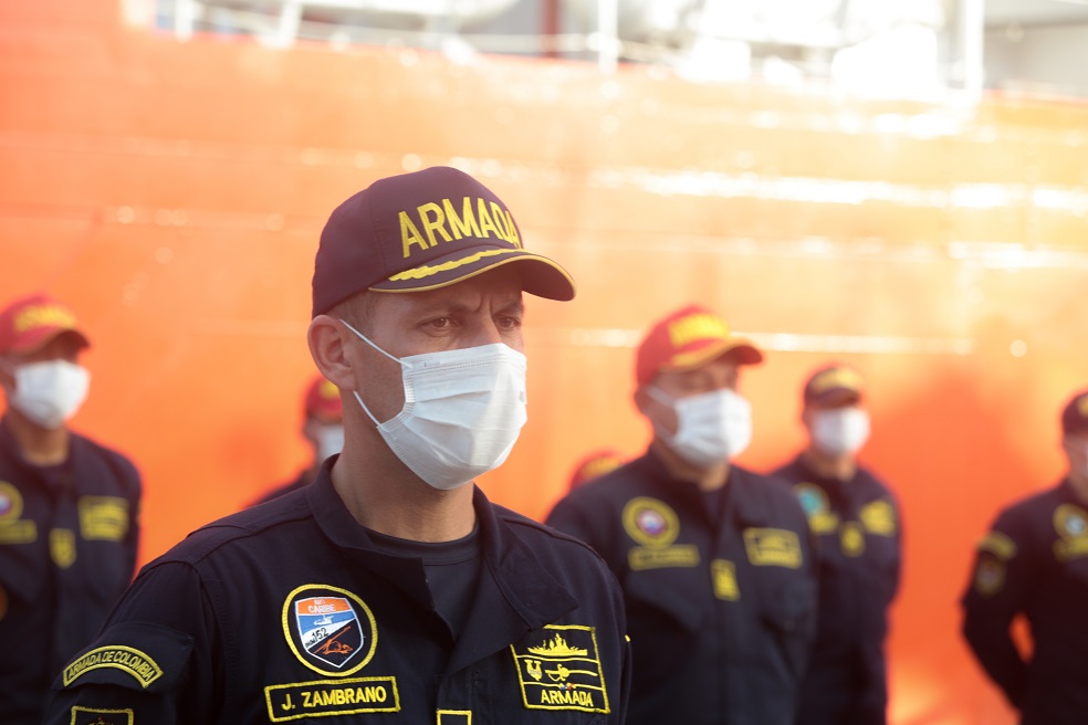 “Los comandantes tenemos un compromiso y es el de tener una unidad operativa en un alto grado de alistamiento para las necesidades que el país y la institución requiera” recalcó el comandante de este buque, el capitán de Fragata, Jesús Andrés Zambrano.