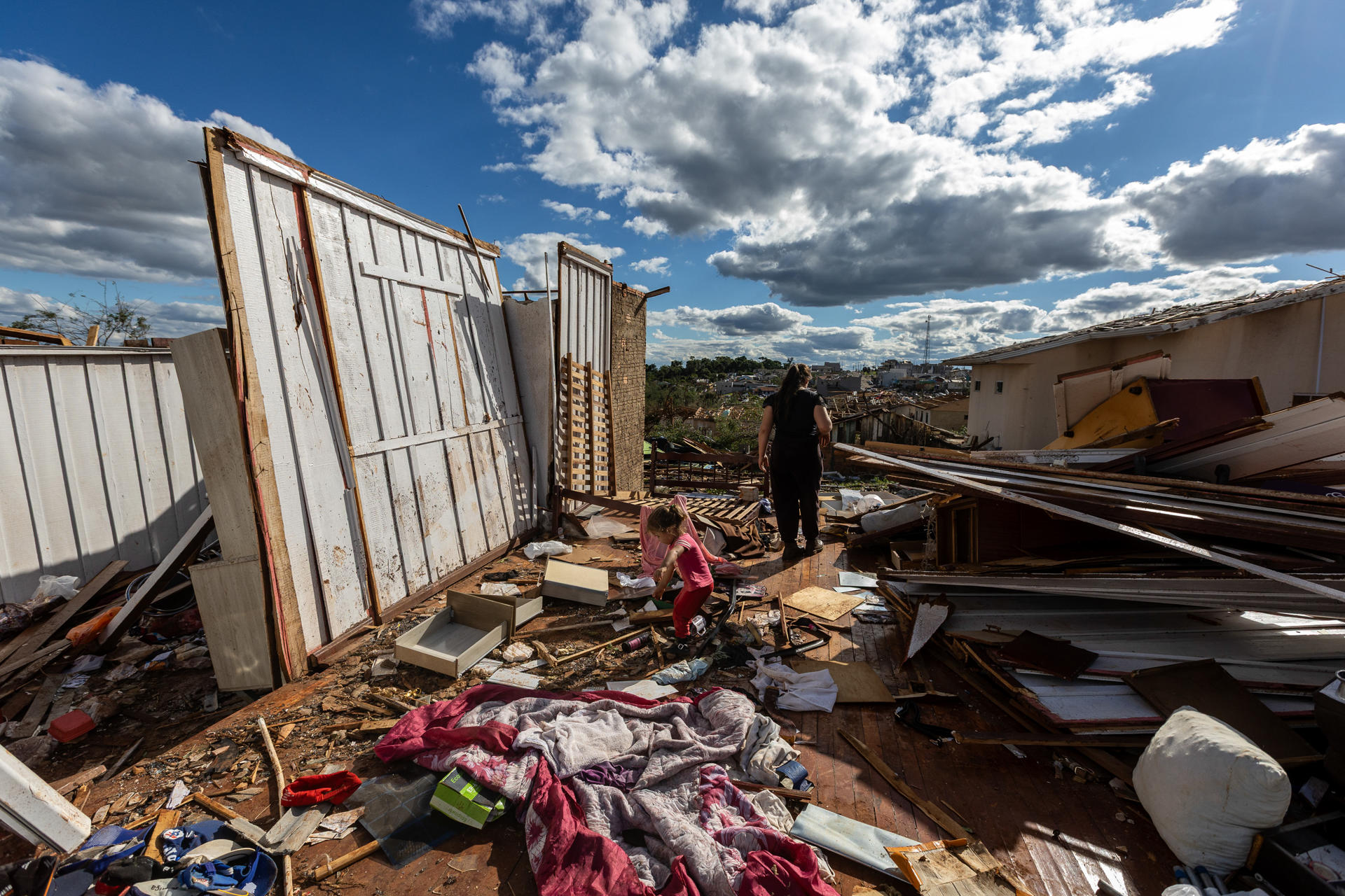 Un tornado devastador golpeó a Brasil, sede de la cumbre de cambio climático de la ONU