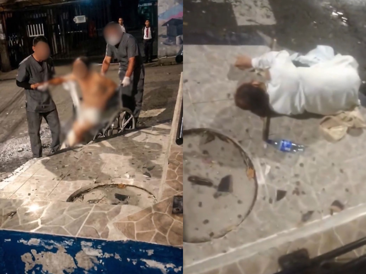 Hospital La María responde a críticas por video de paciente abandonado en la calle