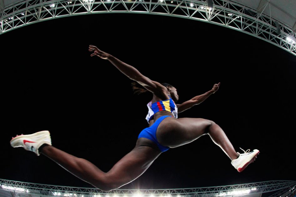 Caterine Ibargüen, lista para el inicio de la Liga Diamante 2014