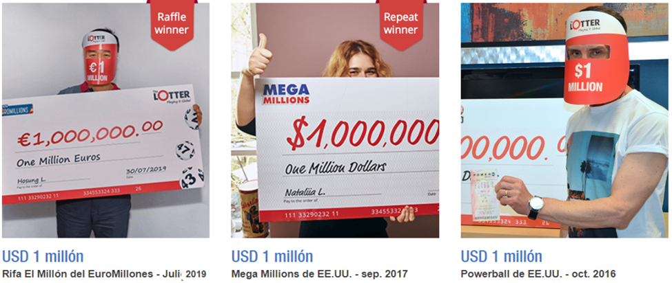 Desde 2002, LotterShop ha tenido más de 6 millones de ganadores de lotería.