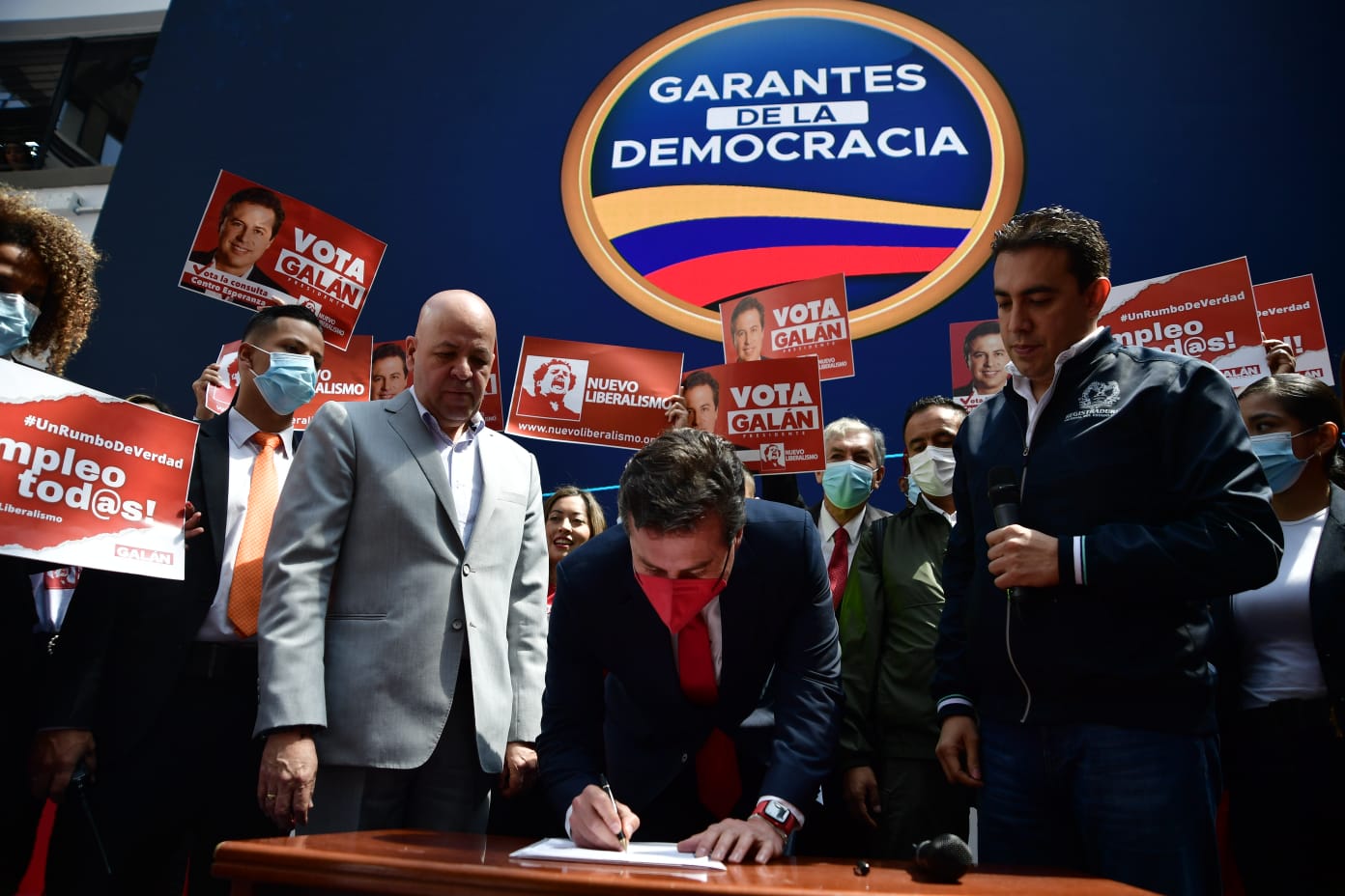 Inscripción candidatura Juan Manuel Galán