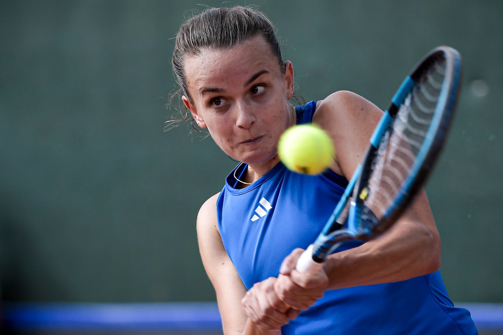 La francesa Clara Buriel cayó 6-4, 7-5 ante Camila Osorio.