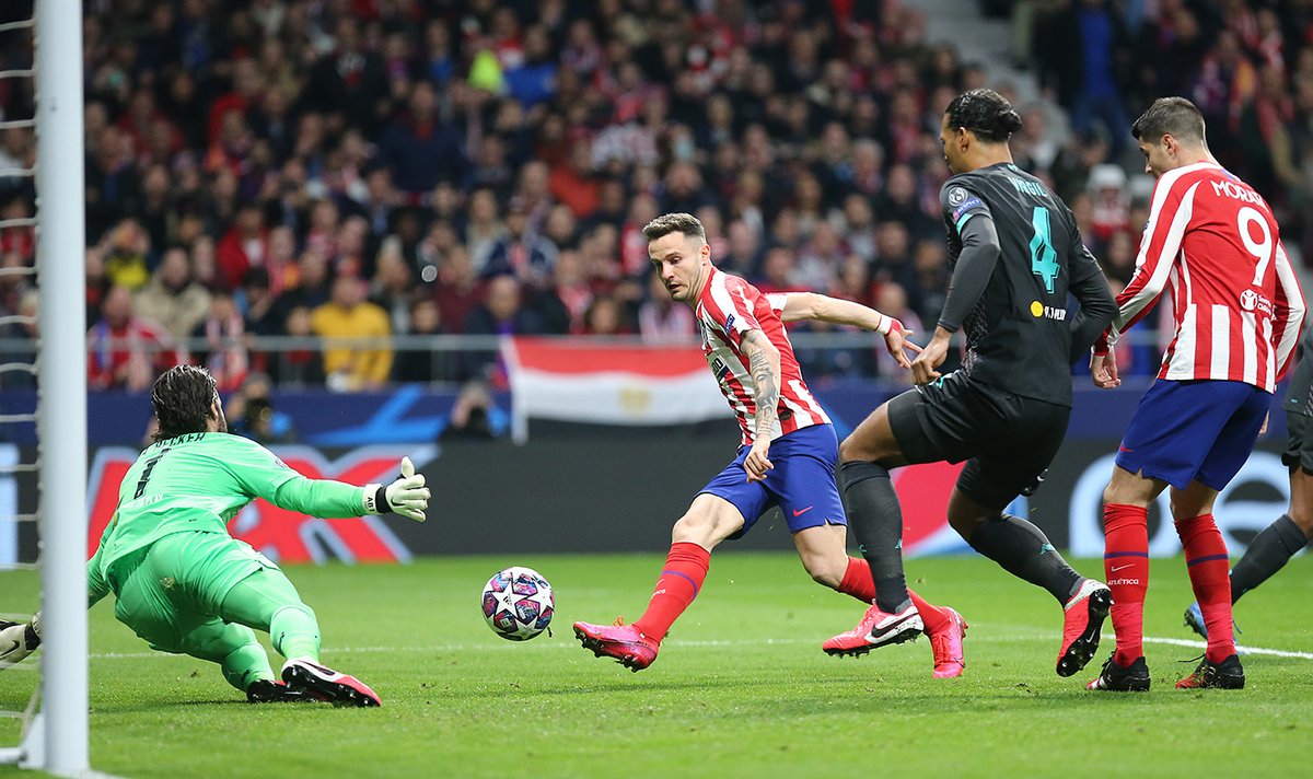 El Atlético le ganó al Liverpool y se pone en ventaja en los octavos de Champions