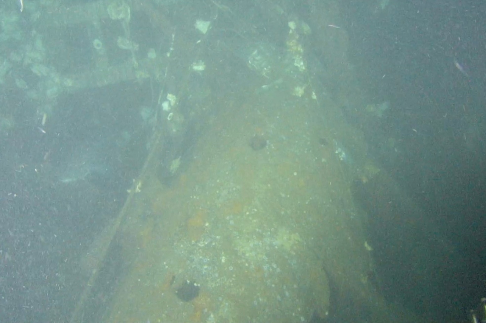 Restos del USS Albacore.