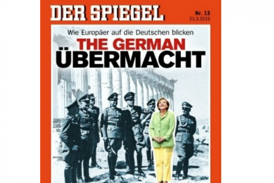 Polémica portada de diario alemán con Ángela Merkel entre nazis